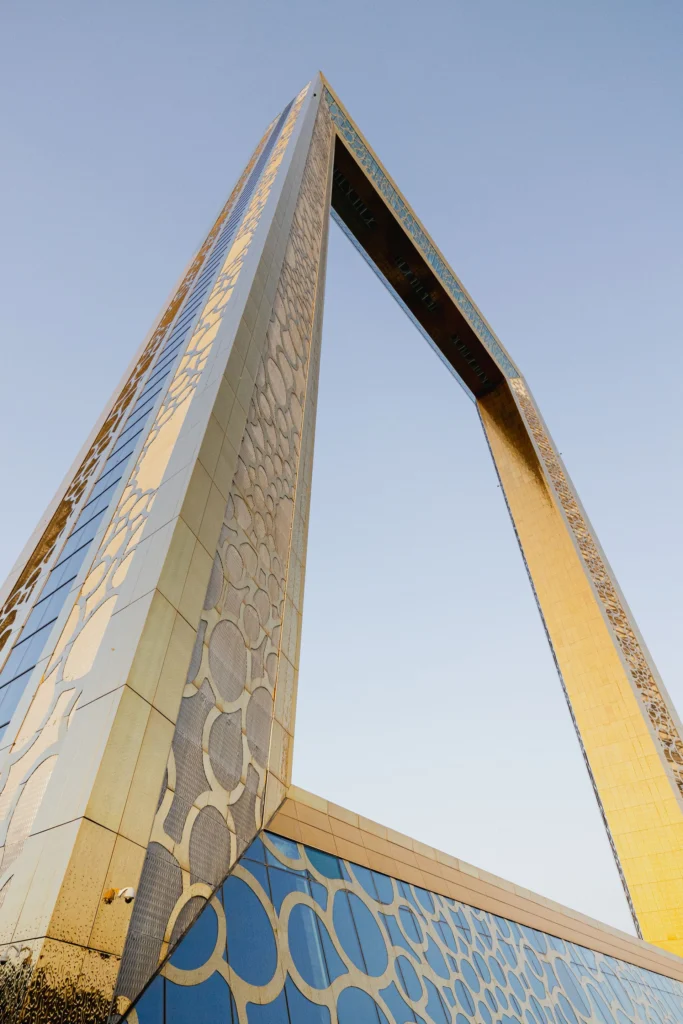 Der Dubai Frame im Zabeel Park